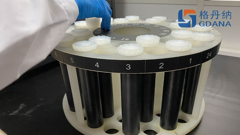 消解罐放入轉盤 消解罐放入轉盤