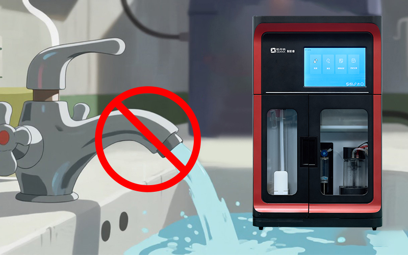 傳統凱氏定氮儀依賴玻璃冷凝器，必須外接自來水冷卻，不僅消耗大量水資源，還受水壓、水溫影響，成為實驗室效率與成本控制的“隱形障礙”。而免水全自動凱氏定氮儀的出現，正是為解決這一痛點而來。